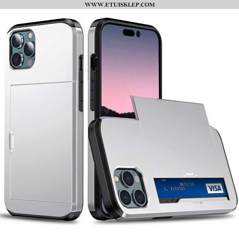 Etui do iPhone 14 Pro Max Dwa Zapinane Na Zamek Etui Na Karty